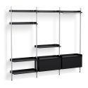 HAY Pier Shelving System 1093 - 3 Column