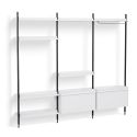 Hay Pier Shelving System 1093 - 3 Column