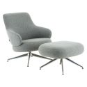 Swedese Pillo Easy Chair - Aluminium Base