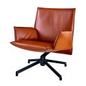 Knoll Pilot Chair With Low Back, Upholstered Arms