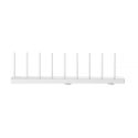 String Plate Rack 30cm, White - 2 Pack
