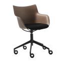Kartell Q Wood Soft Office Chair