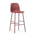 Normann Copenhagen Form Bar Chair - Steel Base