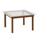 HAY Kofi Table - Reeded Glass Top