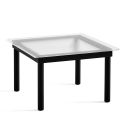 HAY Kofi Table - Reeded Glass Top