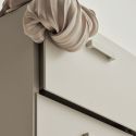 String Relief Chest of Drawers Tall, Leg Base