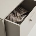String Relief Chest of Drawers Tall, Plinth Base