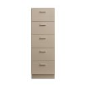 String Relief Chest of Drawers Tall, Plinth Base