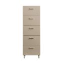 String Relief Chest of Drawers Tall, Leg Base