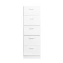 String Relief Chest of Drawers Tall, Plinth Base