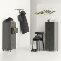 String Relief Chest of Drawers Tall, Leg Base