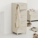 String Relief Chest of Drawers Tall, Leg Base
