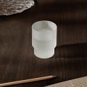 Ferm Living Set of 4 Ripple Frosted Short Glasses