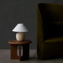 Audo Copenhagen Androgyne Side Table, Wood Base Ø50cm