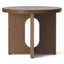 Audo Copenhagen Androgyne Side Table, Wood Base Ø50cm