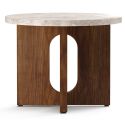 Audo Copenhagen Androgyne Side Table, Wood Base Ø50cm