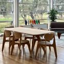 Tom Dixon Slab Dining Table Natural Oak