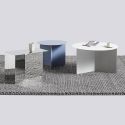 HAY Slit Table - Oblong, Polished Stainless Steel