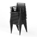 NINE 19 Outdoors Stacking Armchair - Black