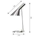 Louis Poulsen AJ Table Lamp - Stainless Steel