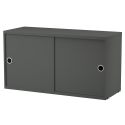 String Shelving - Sliding Door Cabinet