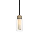 Tooy Osman 560.21 Pendant - Brushed Brass/Clear Glass