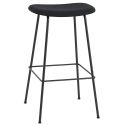 Muuto Fiber Counter Stool - Upholstered with Tube Base