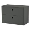 String Shelving - Two Drawer Chest