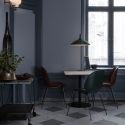 Gubi Beetle Dining Chair - Unupholstered - Metal Conic Leg Base