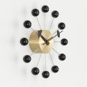 Vitra Ball Clock - Brass and Black