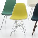 Vitra Eames DSR Plastic Upholstered Chair