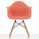Vitra Eames DAW Plastic Upholstered Armchair