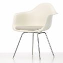 Vitra Eames DAX Plastic Upholstered Armchair