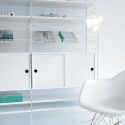 String Shelving - Sliding Door Cabinet