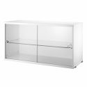 String Shelving - Glass Display Cabinet