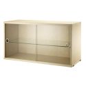String Shelving - Glass Display Cabinet