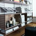 String Shelving - Glass Display Cabinet