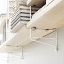 String Pocket Shelving - Ash White