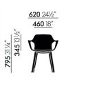 Vitra Hal RE Wood Armchair