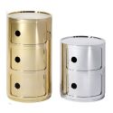 Kartell Componibili Storage Unit - Metallic