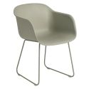 Muuto Fiber Recycled Armchair - Sled Base