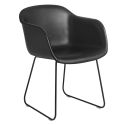 Muuto Fiber Armchair - Sled Base Upholstered