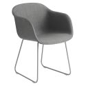 Muuto Fiber Armchair - Sled Base Upholstered