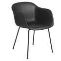 Muuto Fiber Armchair - Tube Base Upholstered