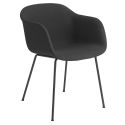 Muuto Fiber Armchair - Tube Base Upholstered