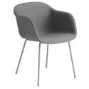 Muuto Fiber Armchair - Tube Base Upholstered