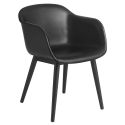 Muuto Fiber Armchair - Wood Base Upholstered