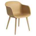 Muuto Fiber Recycled Armchair - Wood Base