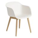 Muuto Fiber Recycled Armchair - Wood Base