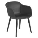 Muuto Fiber Recycled Armchair - Wood Base